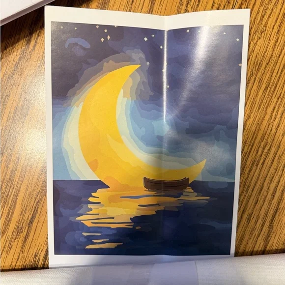 TBC The Best Crafts “Moon” DIY Paint by Number Painting for Adults and Kids - Picture 4 of 10
